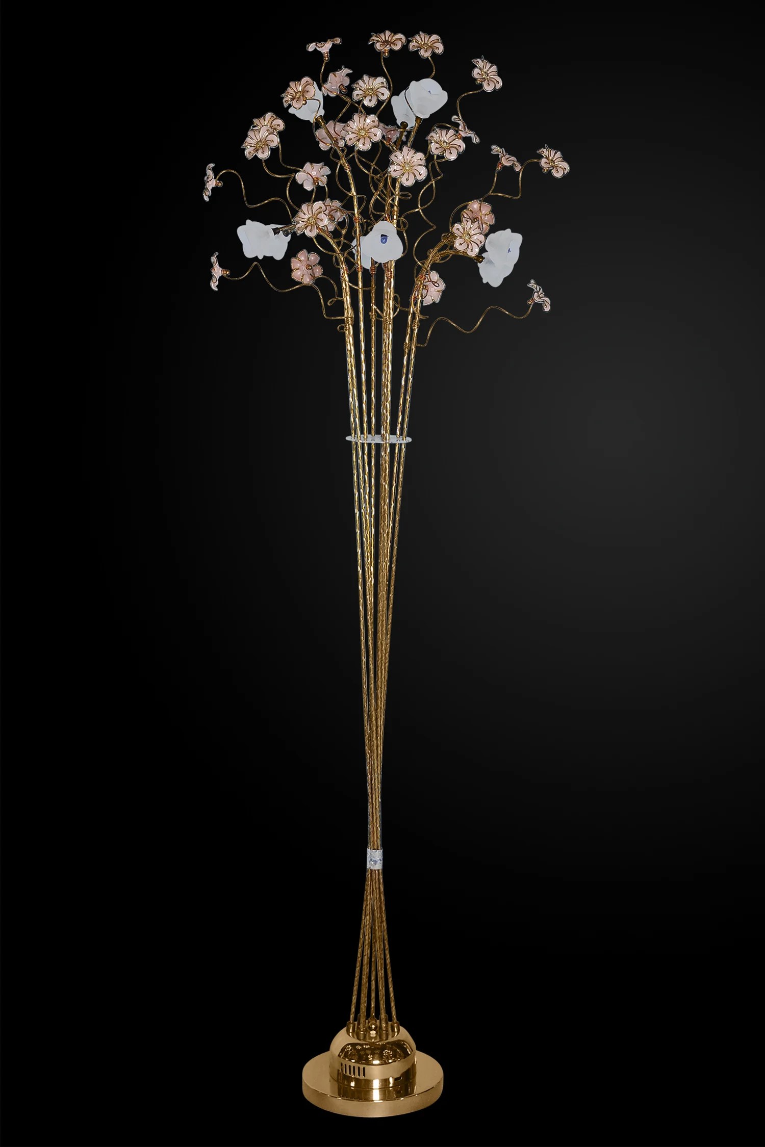 Торшер с цветочками 5147 4-5147-9-GL G4 Максисвет