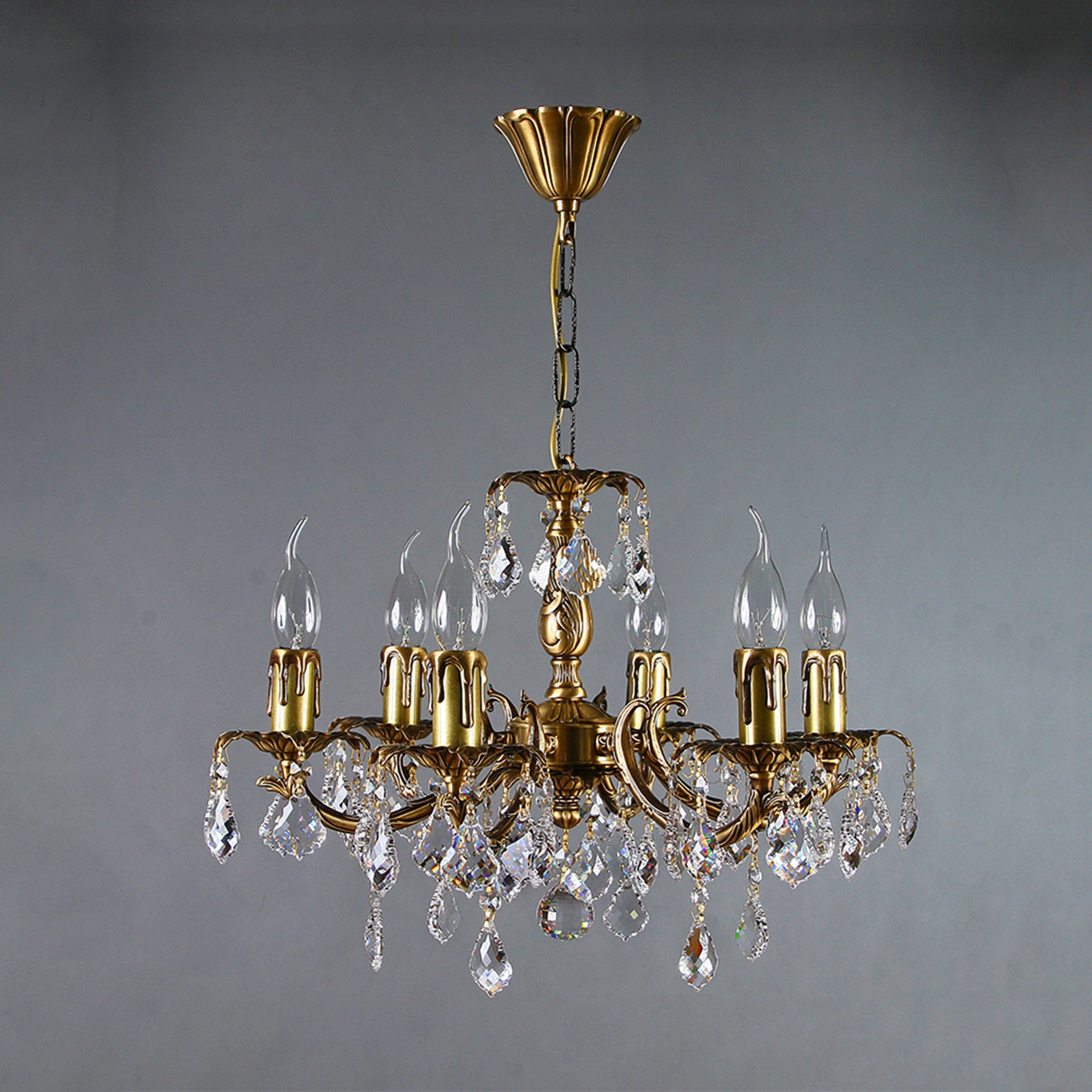 Подвесная люстра Ambiente Benisa 2226/6 AB New Leaf