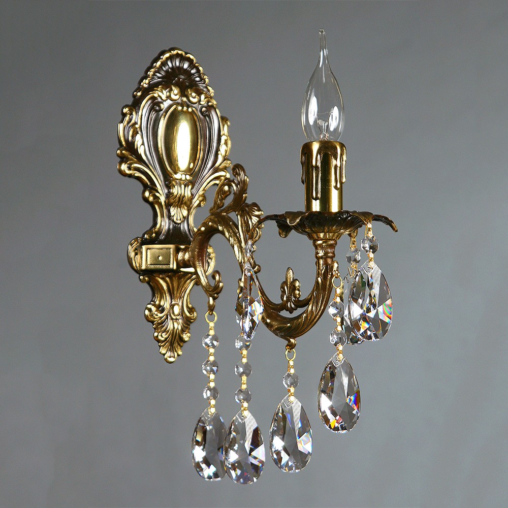 Настенное бра Ambiente Granada 2118/1 PB New Leaf