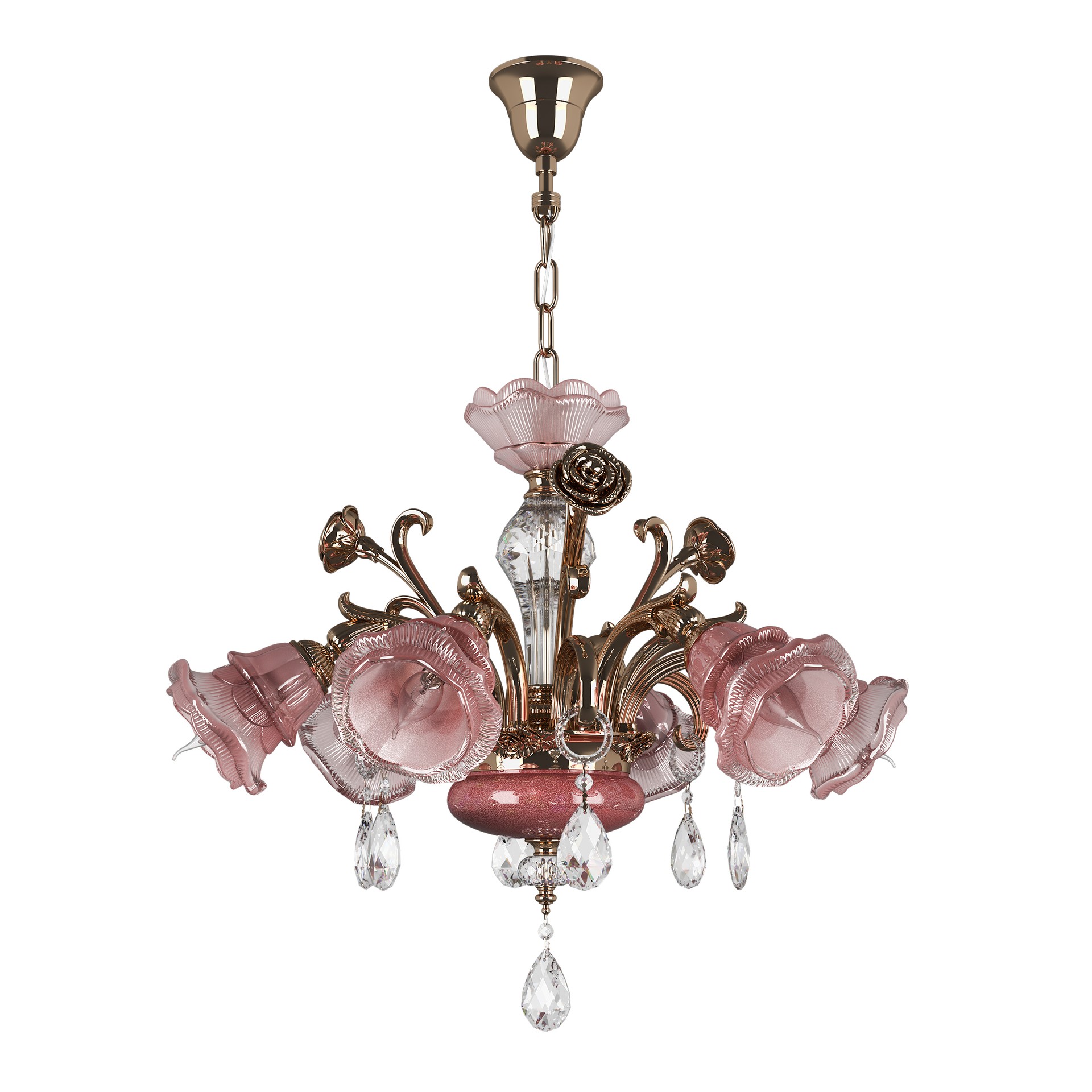 Люстра подвесная с цветочками Rosata 696062 Lightstar