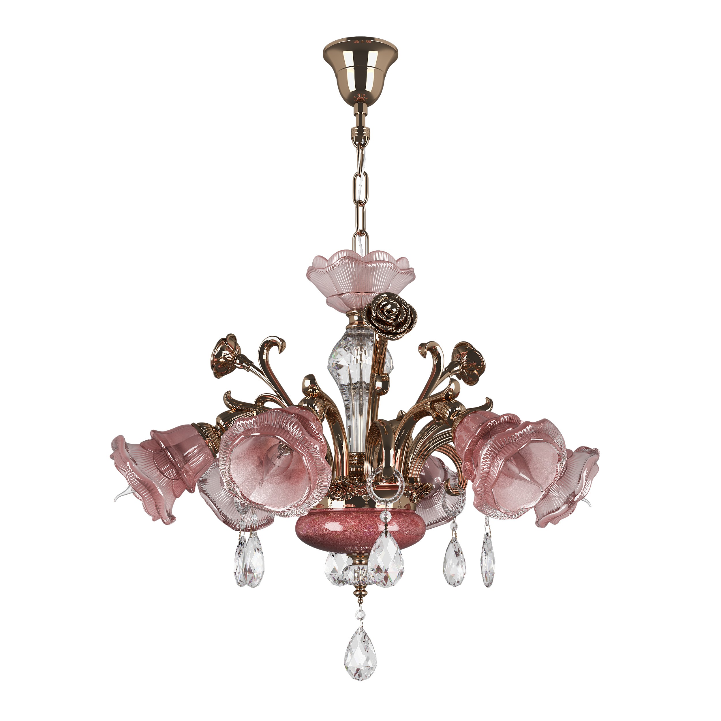 Люстра подвесная с цветочками Rosata 696062 Lightstar