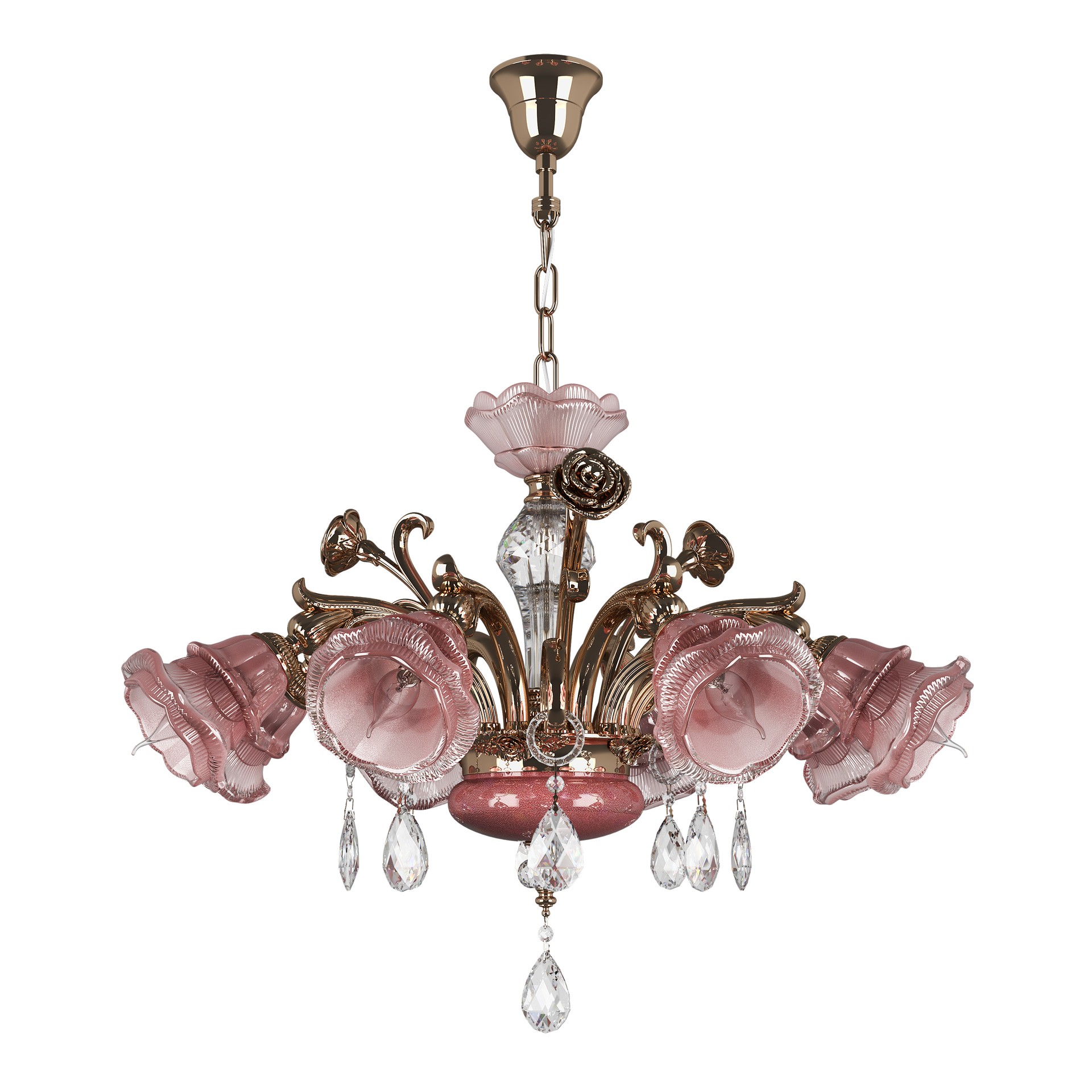 Люстра подвесная с цветочками Rosata 696082 Lightstar