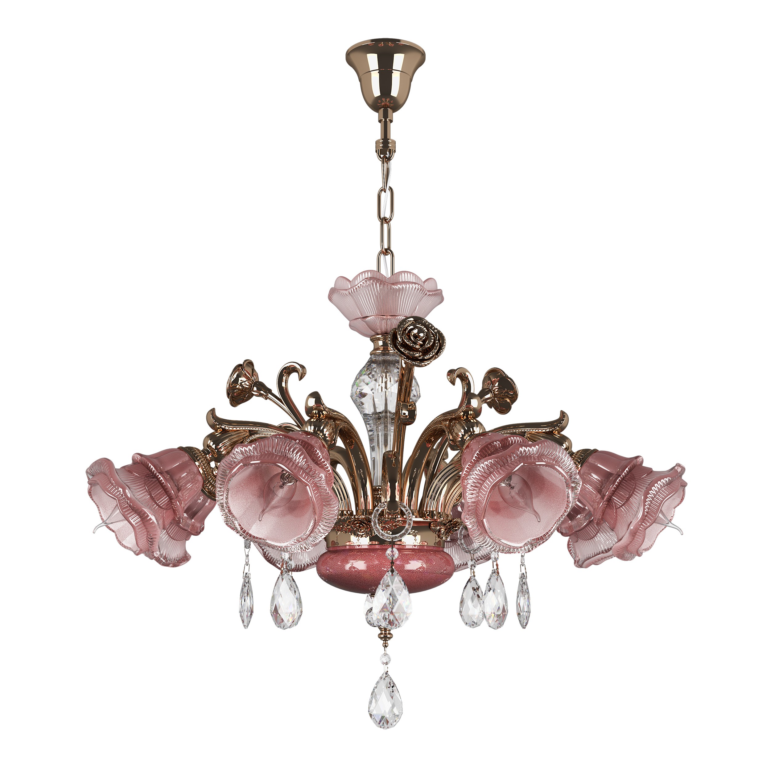 Люстра подвесная с цветочками Rosata 696082 Lightstar