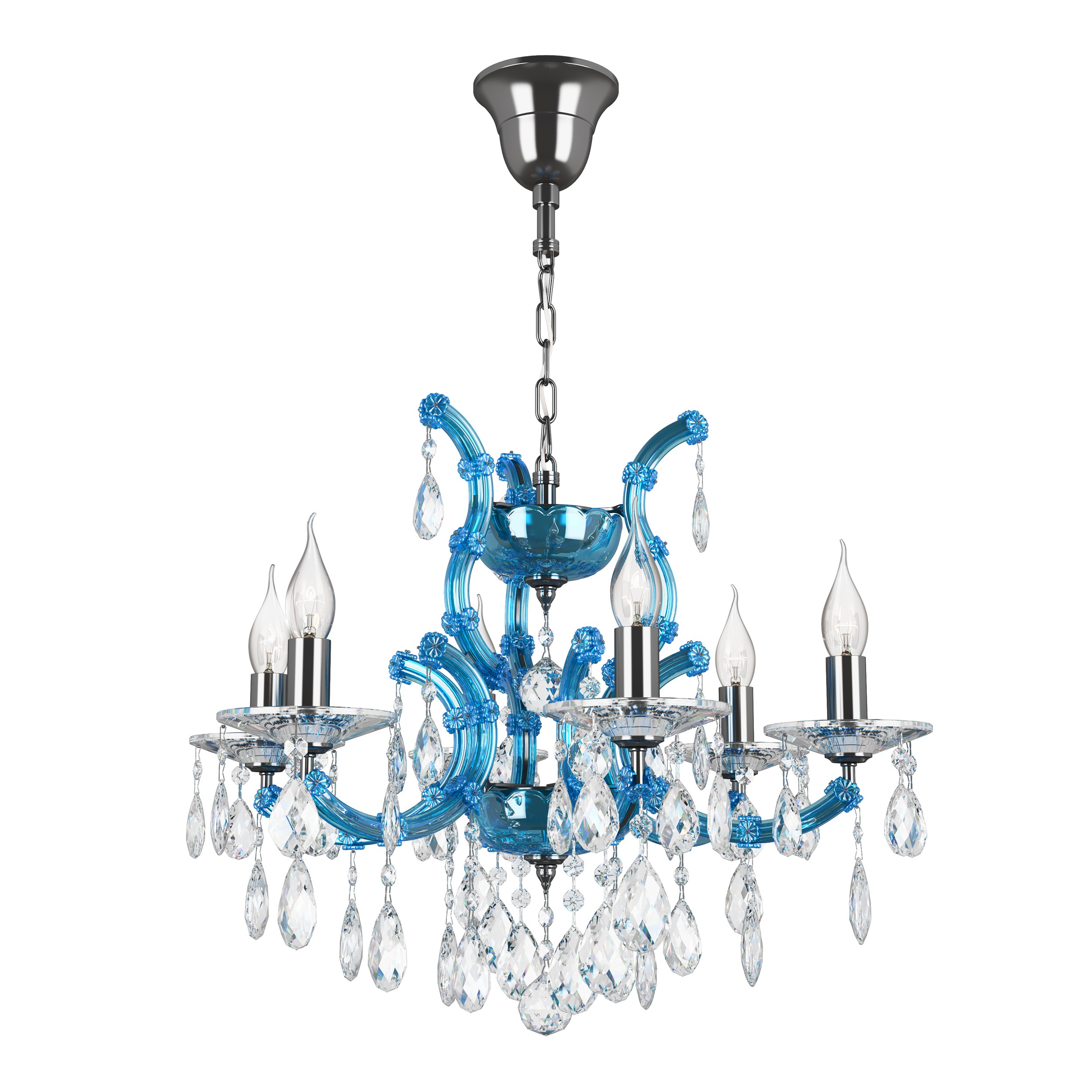 Подвесная хрустальная люстра Champa blu Lightstar 698065