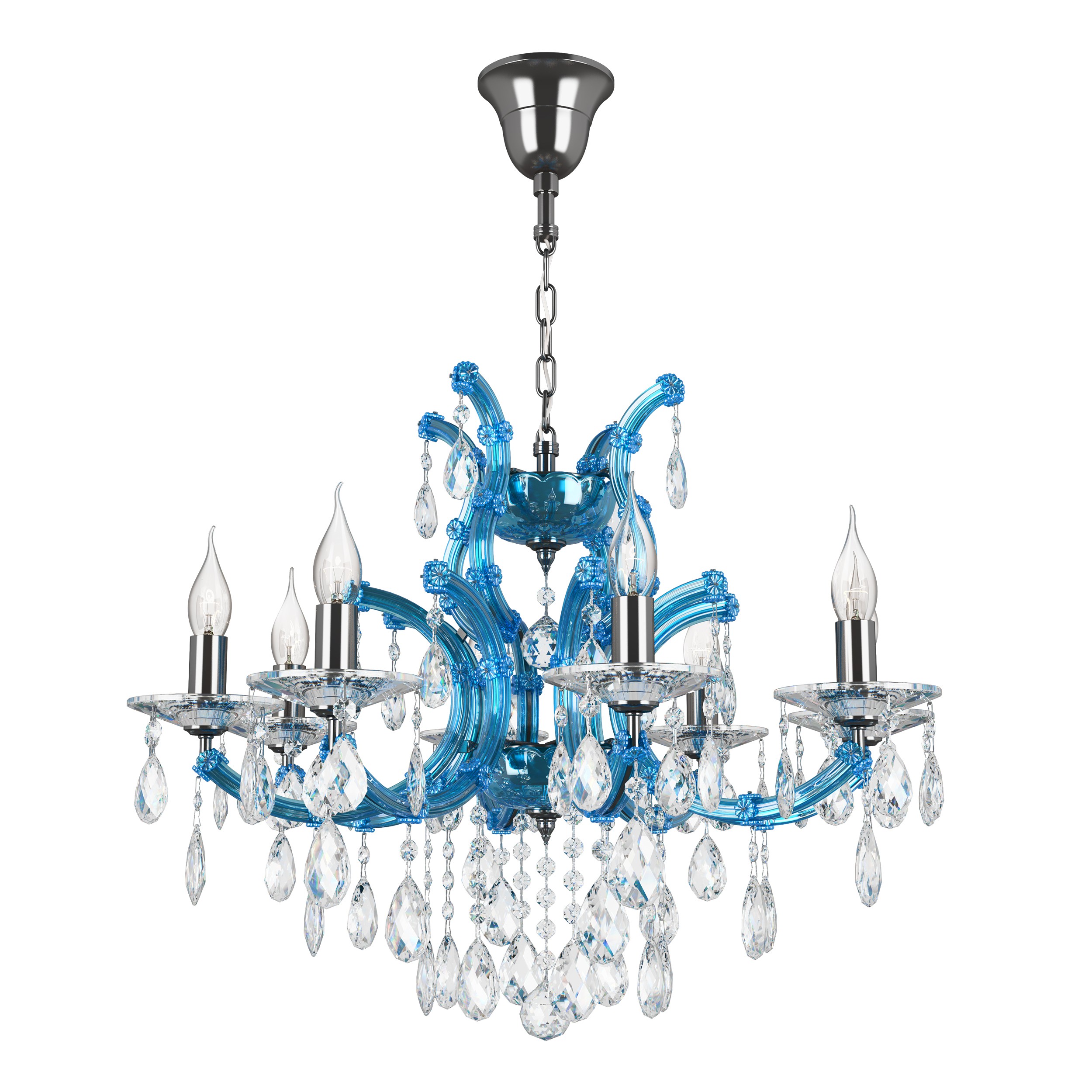 Подвесная хрустальная люстра Champa blu Lightstar 698085