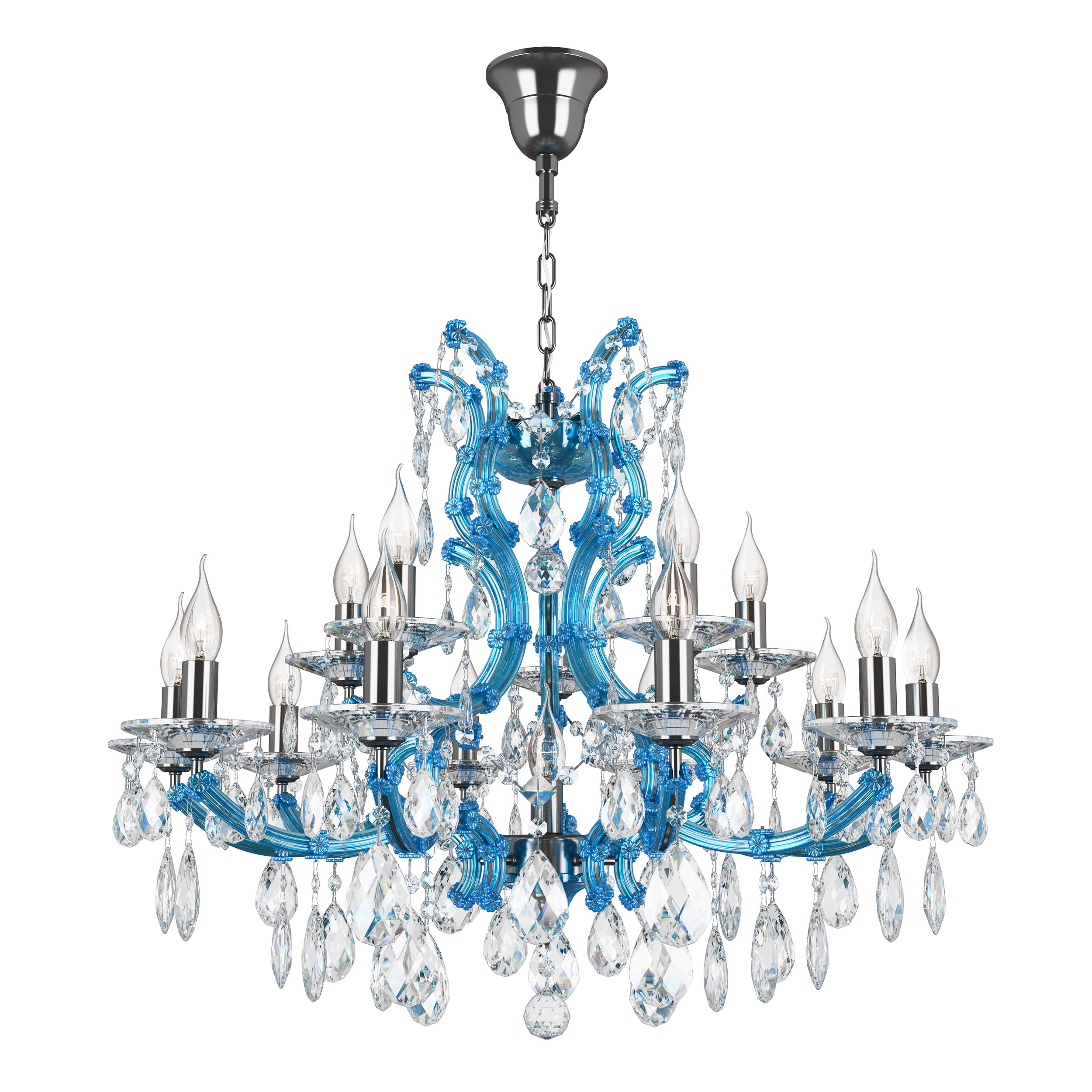 Подвесная хрустальная люстра Champa blu Lightstar 698165