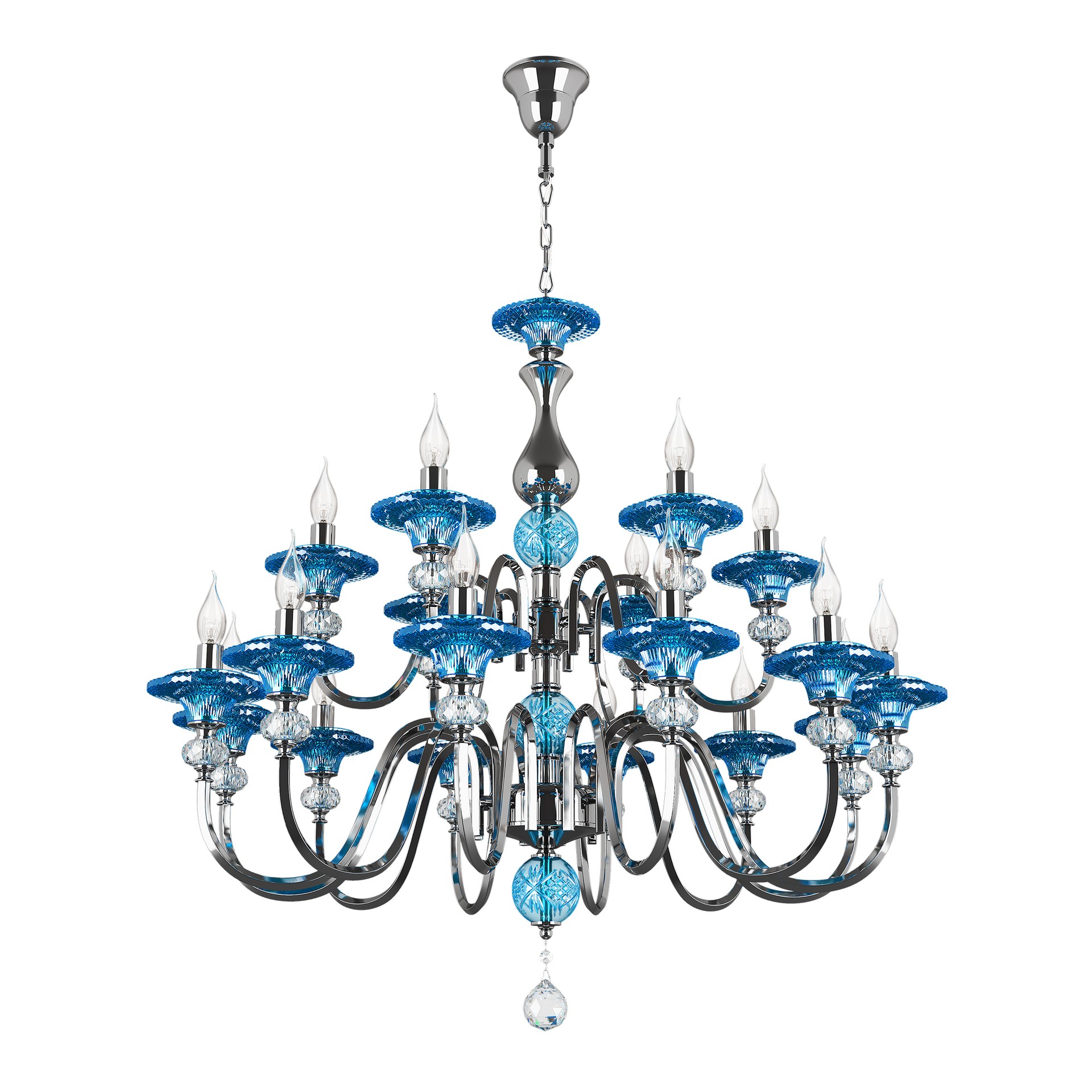 Люстра многоярусная Azzurro 699184 Lightstar