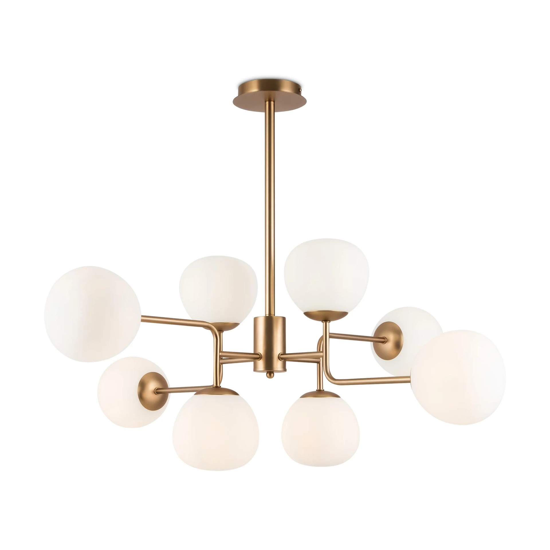 Люстра на штанге Maytoni Erich MOD221-PL-08-G