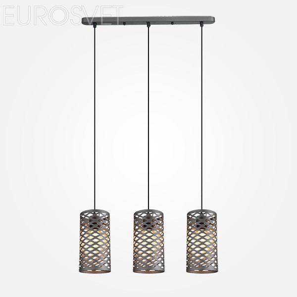 Светильник подвесной Eurosvet Стилл 50037/3 серый