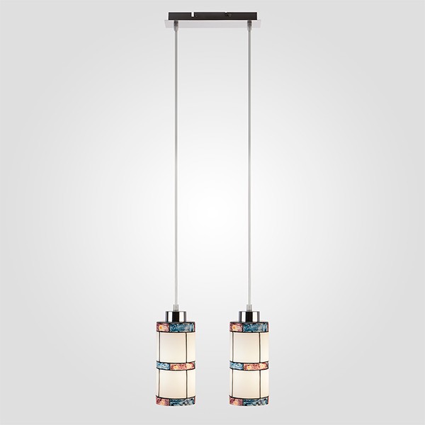 Светильник подвесной Eurosvet Тиффани 50043/2 хром