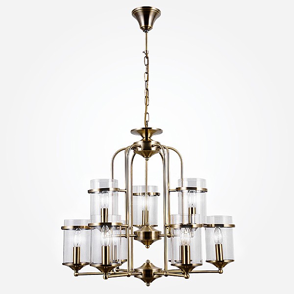 Подвесная люстра Eurosvet Consul 60040/9 античная бронза