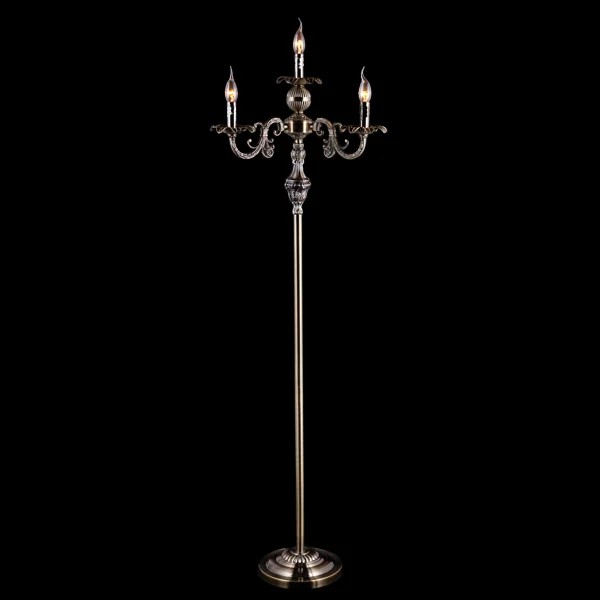 Торшер Eurosvet 18509 18509/4F античная бронза