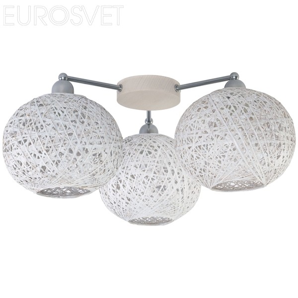 Потолочная люстра TK Lighting Backaz 1858 Backaz White 3