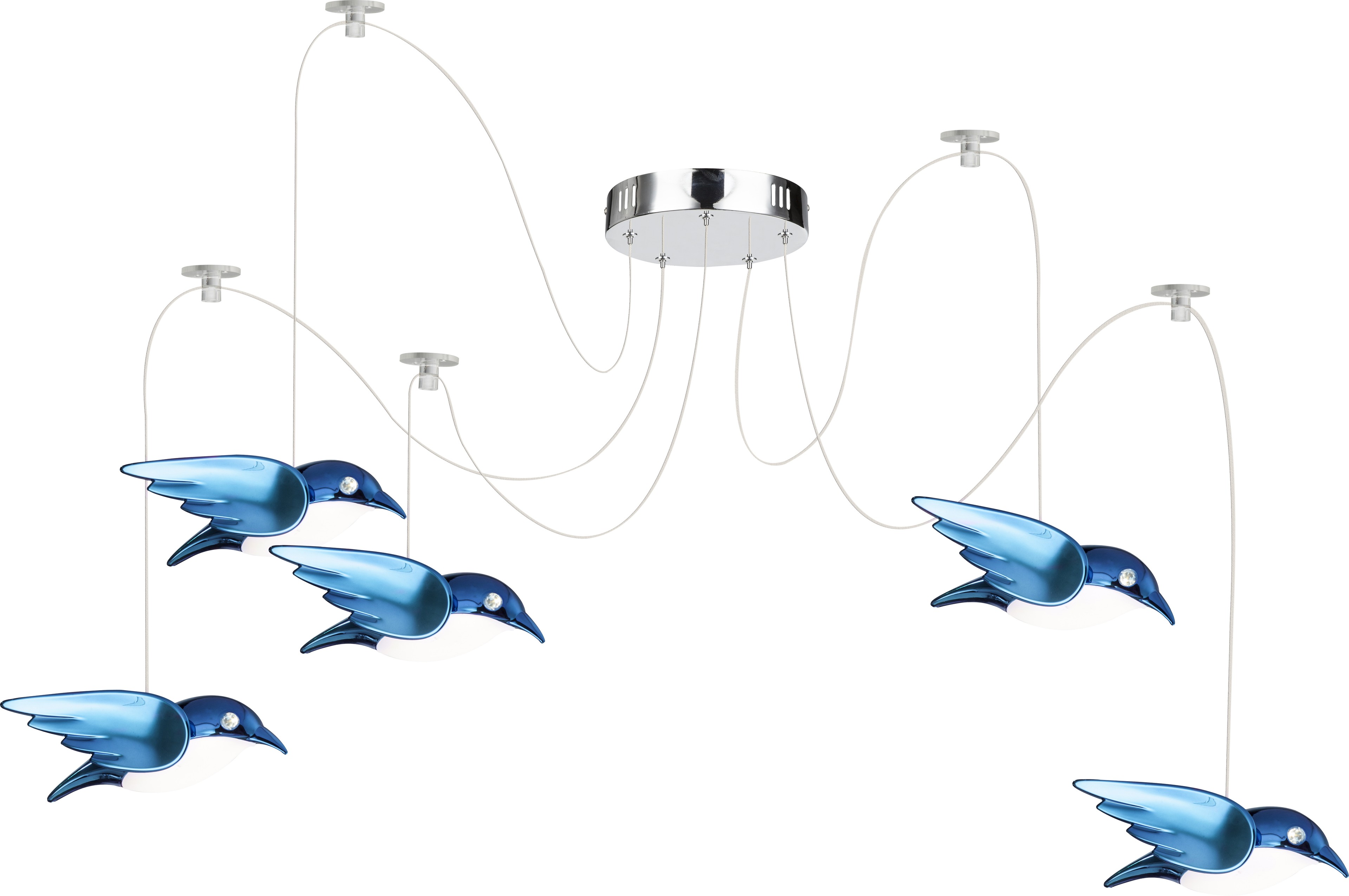 Светильник в форме паука Bird 56671-5H Globo