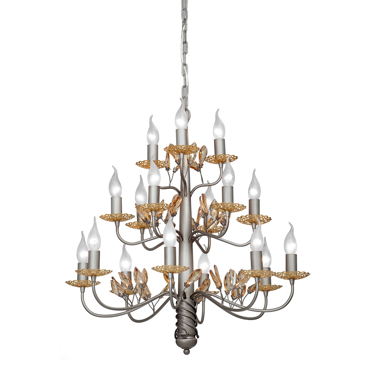 Люстра многоярусная V4504 V4504/8+6+3 Vitaluce