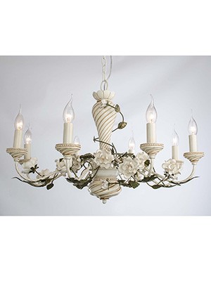 Люстра подвесная с цветочками V4506 V4506/8 Vitaluce