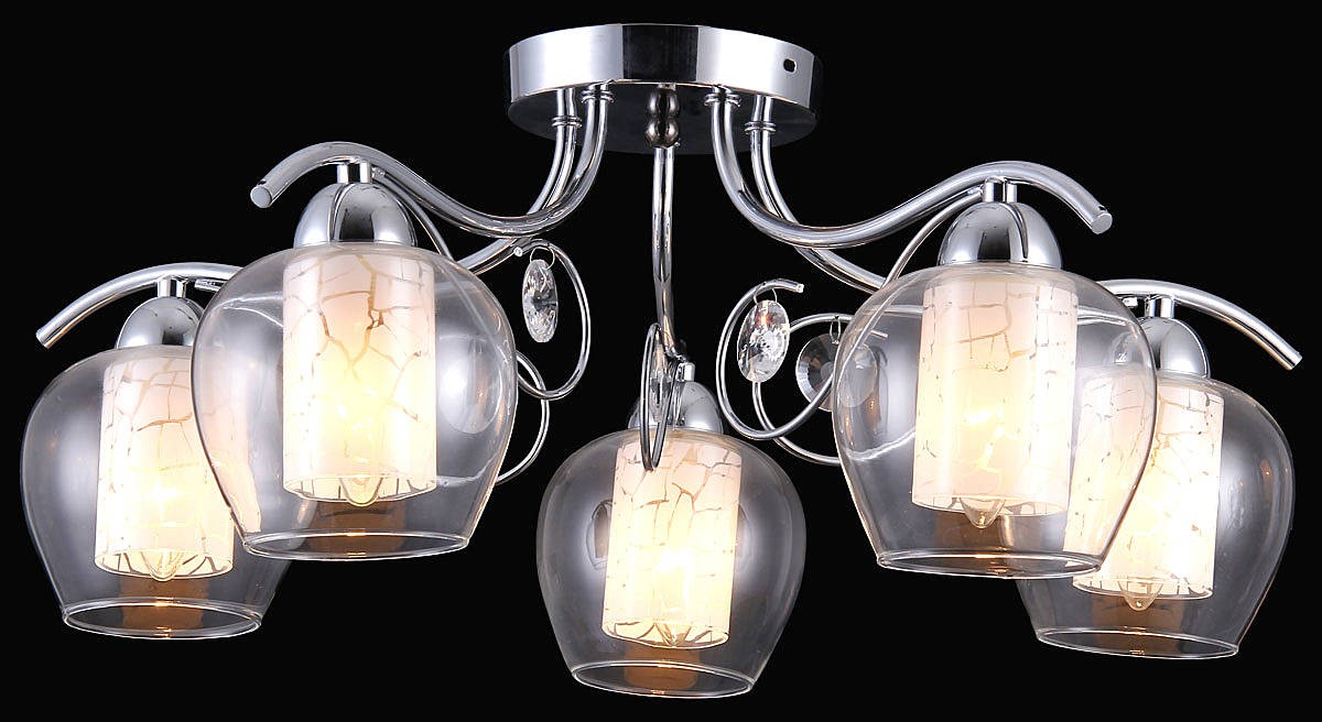 Потолочная люстра Natali Kovaltseva 75020 75020-5C CHROME