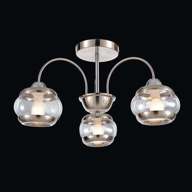 Потолочная люстра Максисвет 3017 1-3017-3-ST+CR E14