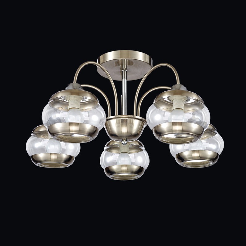 Потолочная люстра Максисвет 3017 1-3017-5-ST+CR E14