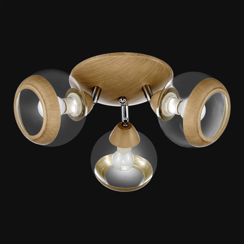 Светильник спот Максисвет 1-8594-3-WA+CR E14