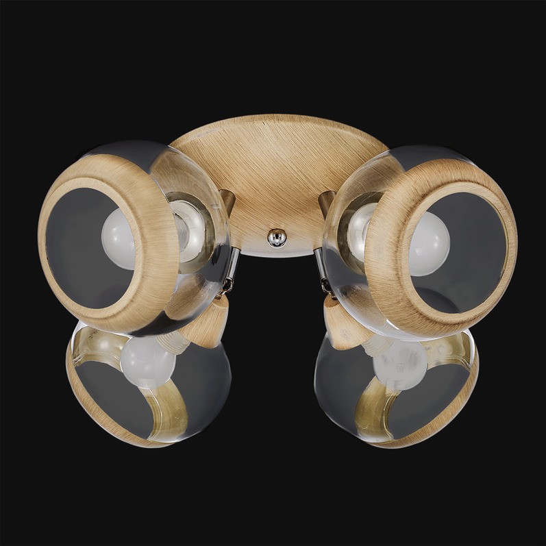 Потолочная люстра Максисвет 8594 1-8594-4-WA+CR E14