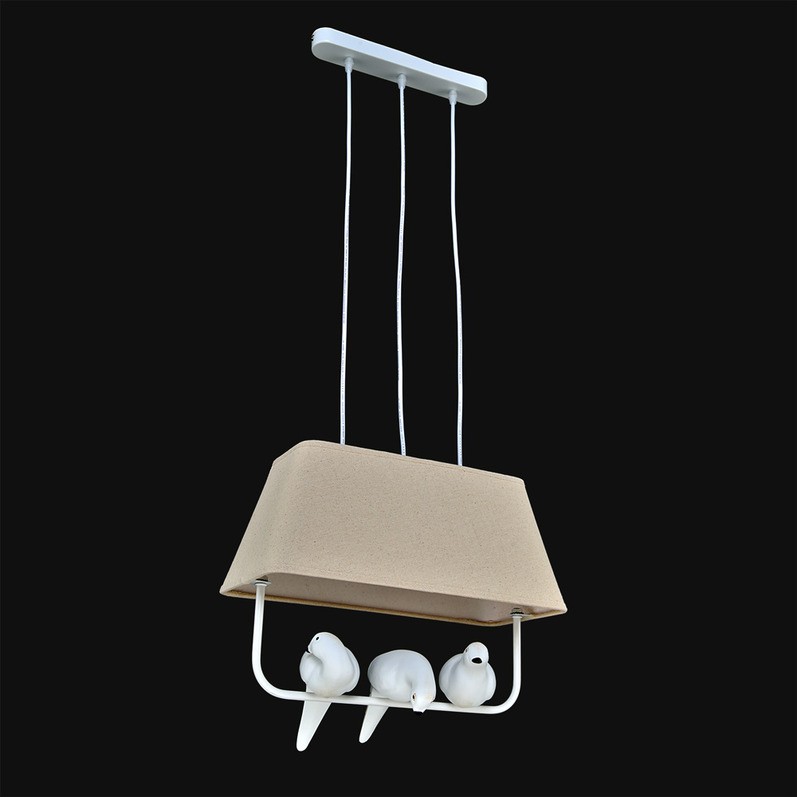 Светильник с птичками 4903 2-4903-3-WH E14 Максисвет