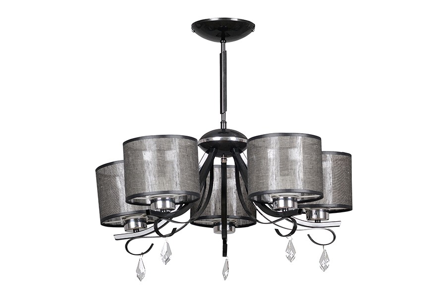 Люстра на штанге Emibig Ultra Black 885/5