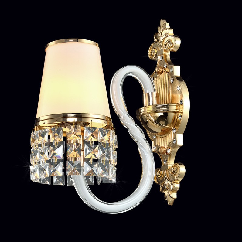 Настенное бра Максисвет 3-3894-1-WT+GL E14