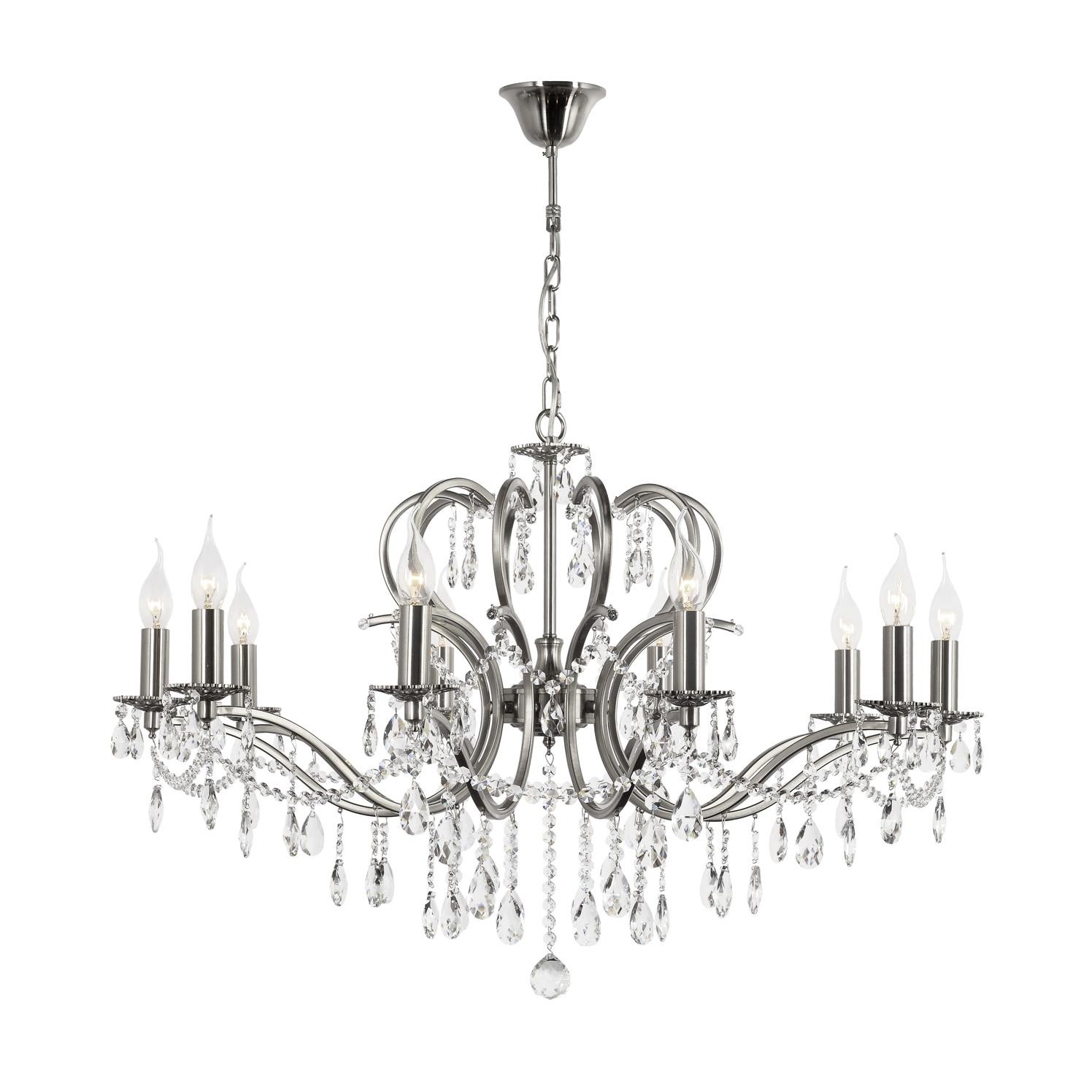 Подвесная хрустальная люстра Pisani Arti Lampadari Pisani E 1.1.10.600 NM