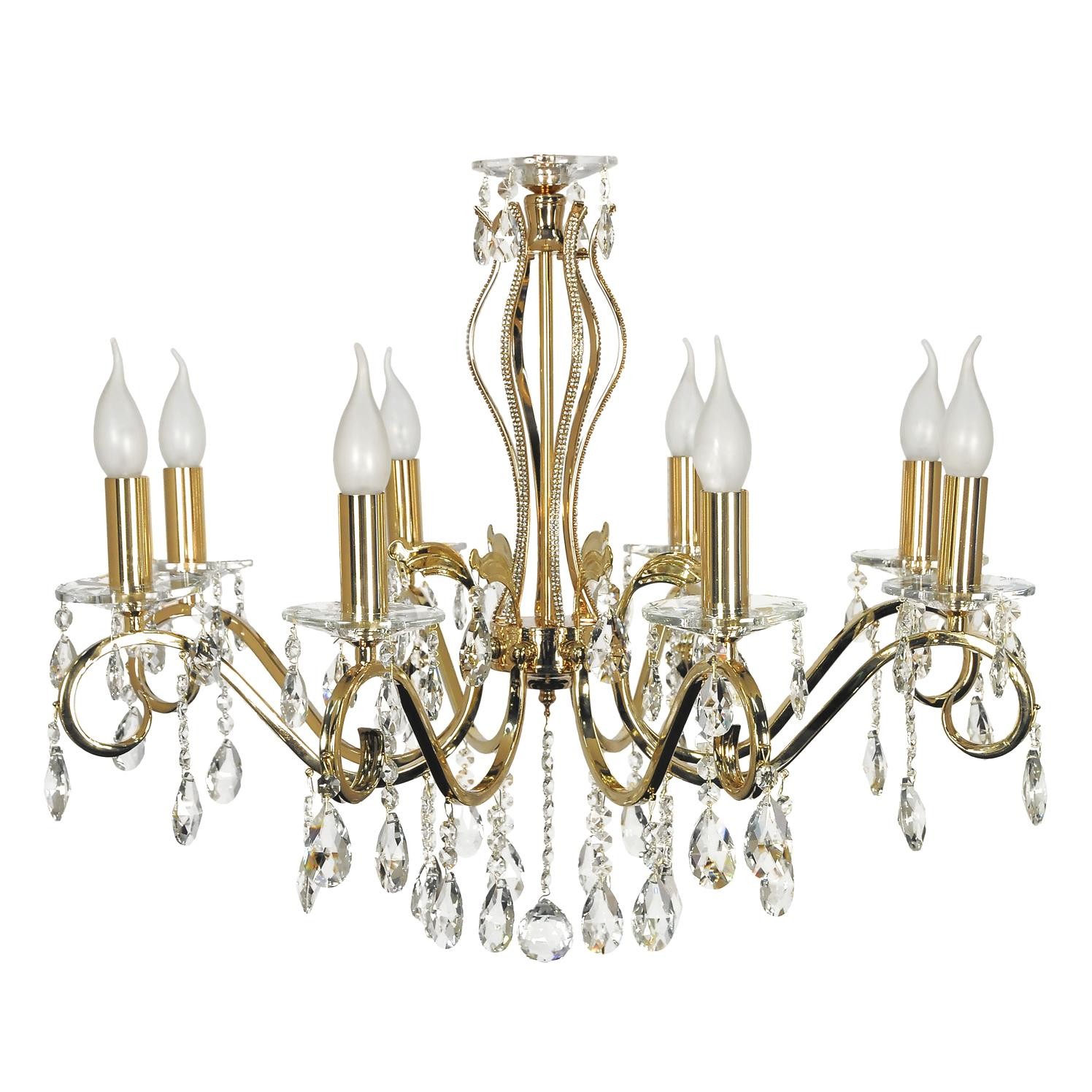 Подвесная хрустальная люстра Vesuvio Arti Lampadari Vesuvio E 1.1.8.601 G