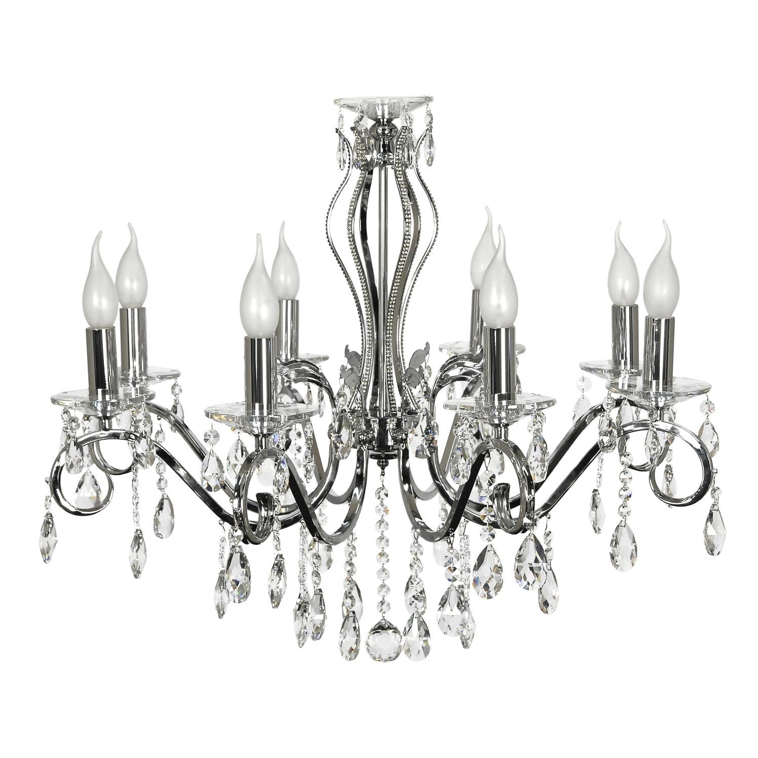 Подвесная хрустальная люстра Vesuvio Arti Lampadari Vesuvio E 1.1.8.601 N