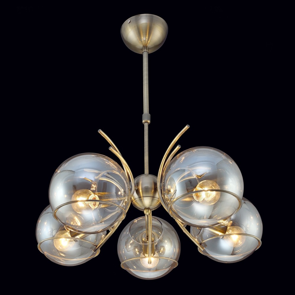 Люстра на штанге Максисвет 2-4804-5-AB E14