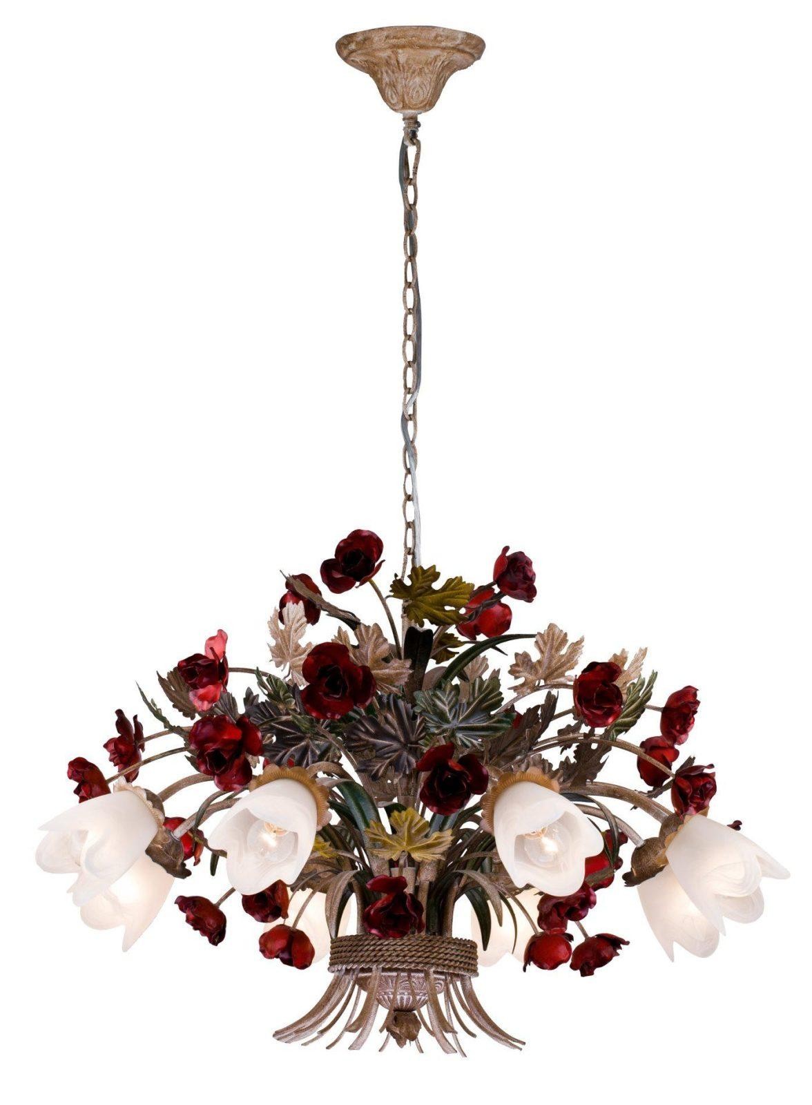 Люстра подвесная с цветочками Fiori di rose Fiori di rose 1760.8 Lucia Tucci