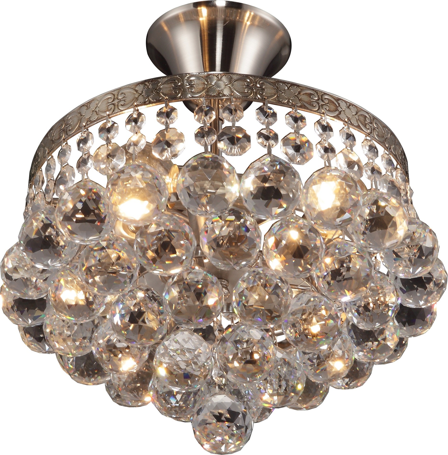 Потолочная хрустальная люстра Toplight Vivien TL7230X-04SN