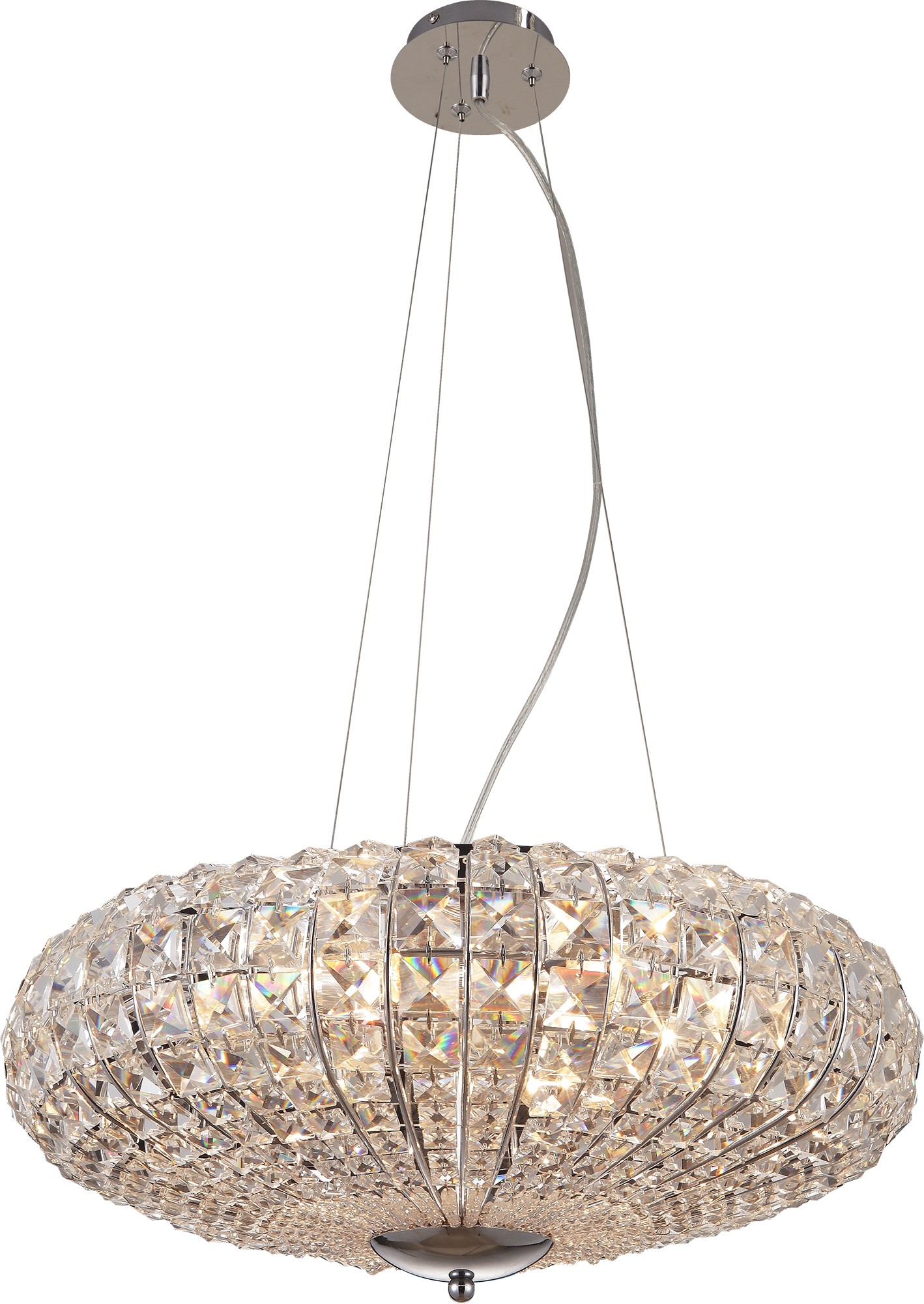 Подвесная хрустальная люстра Ursula Toplight TL7250D-06CH