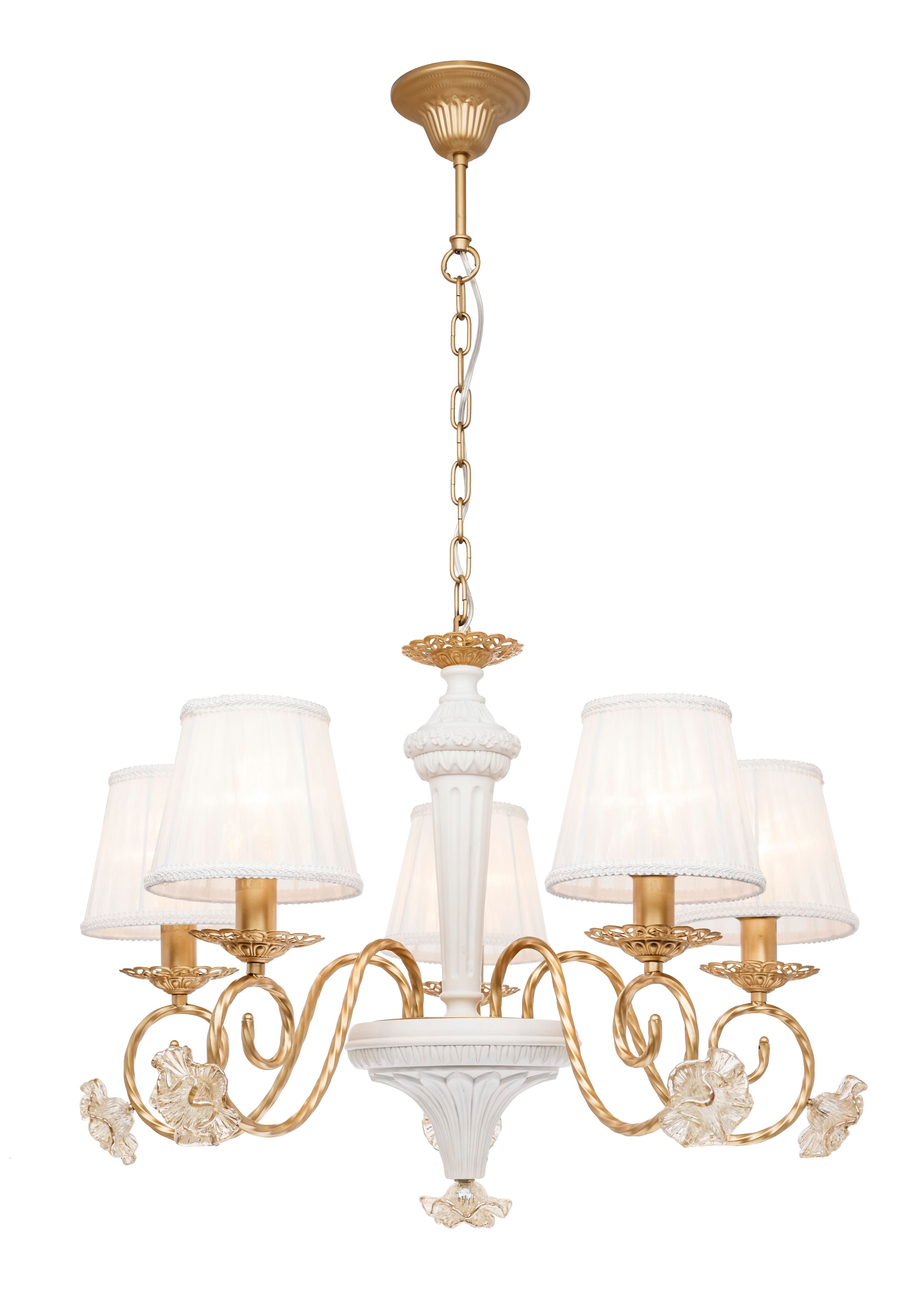 Люстра подвесная с цветочками Benedict 736.53.5 SilverLight