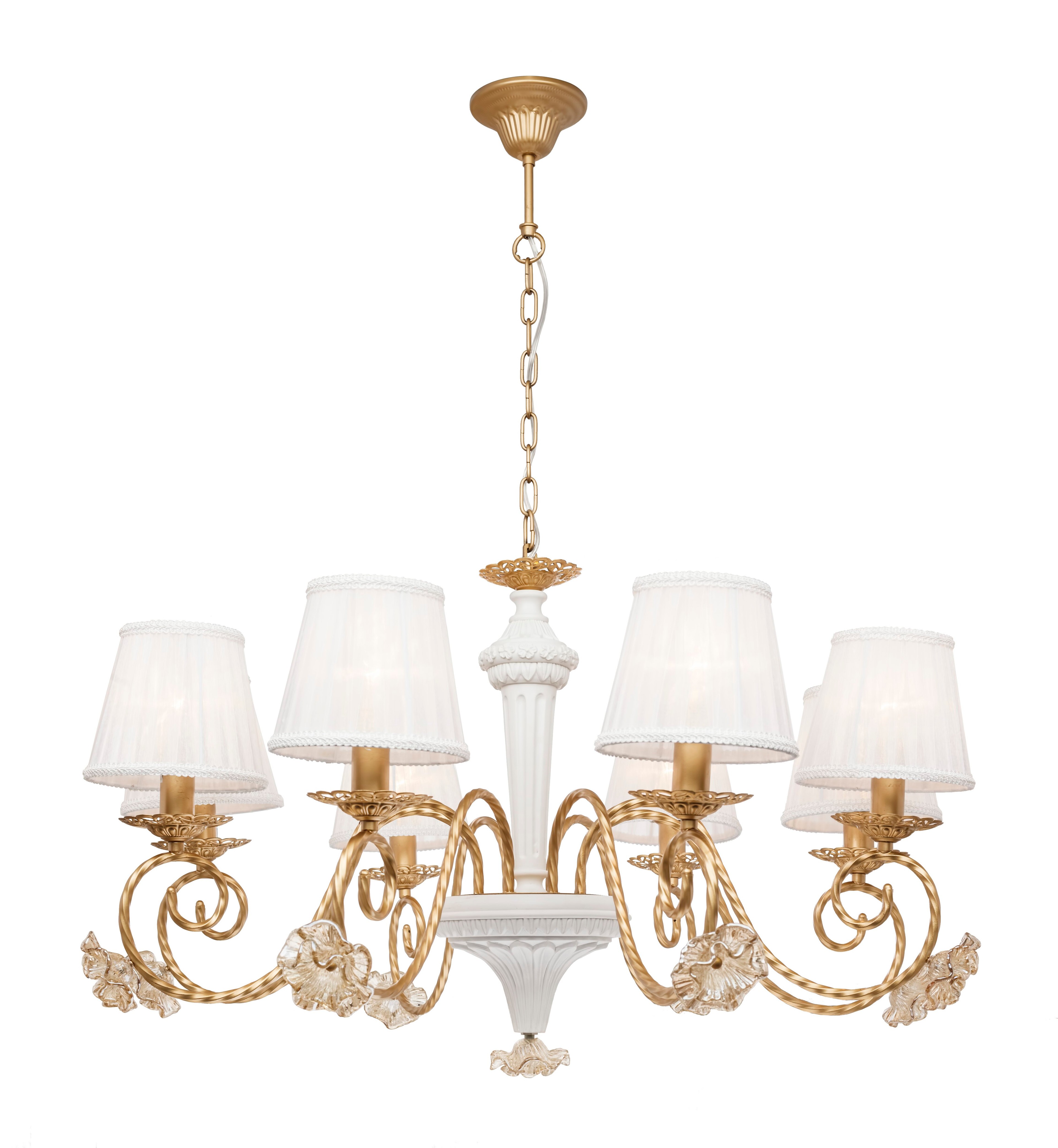 Люстра подвесная с цветочками Benedict 736.53.8 SilverLight