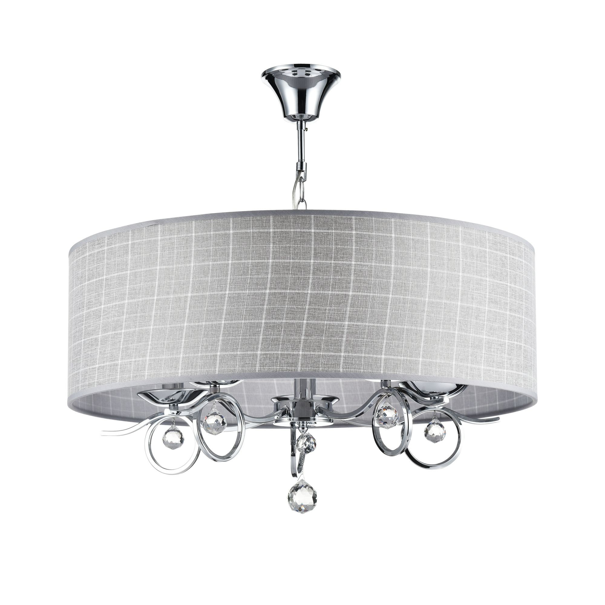 Подвесная хрустальная люстра Bertrand Freya FR5906-PL-05C-CH