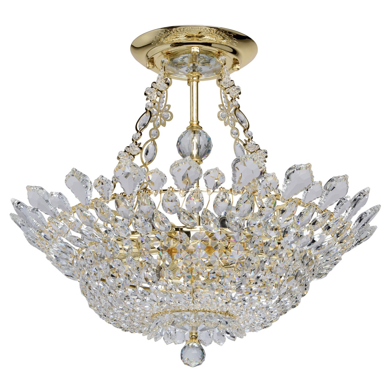 Потолочная хрустальная люстра MW Light Патриция 447011012