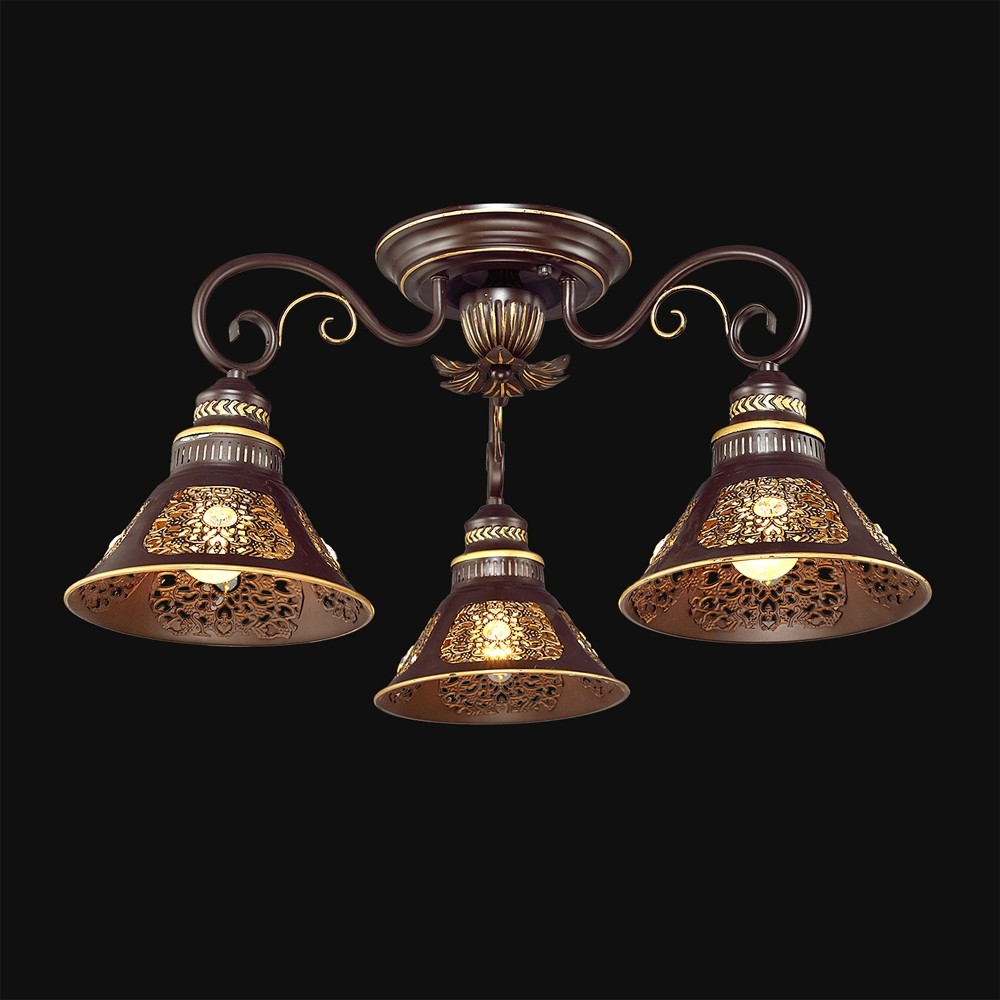 Потолочная люстра Максисвет 4568 1-4568-3-CF+GL E27