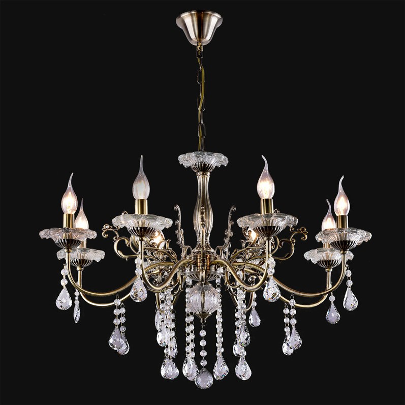 Подвесная люстра Максисвет 2-3856-8-AB E14