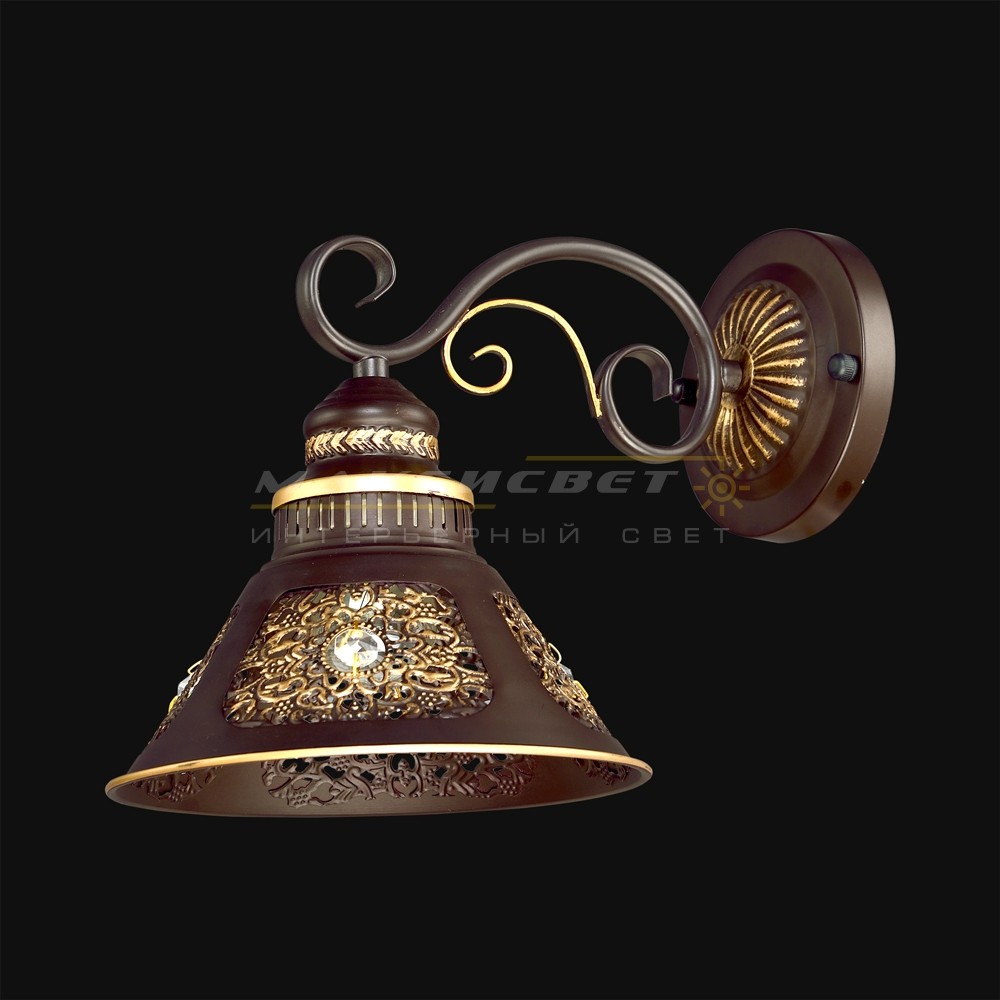 Настенное бра Максисвет 3-4568-1-CF+GL E27