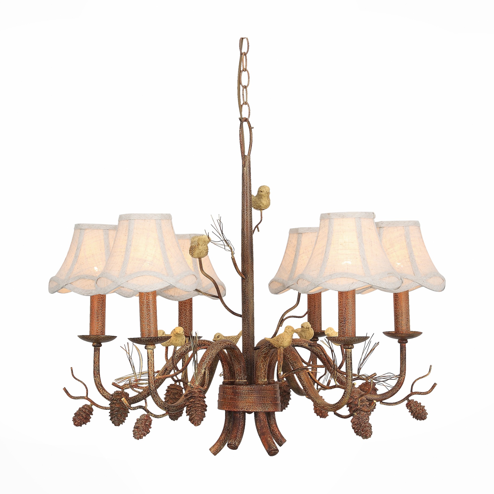 Люстра подвесная с цветочками Uccellino SL167.703.06 ST Luce