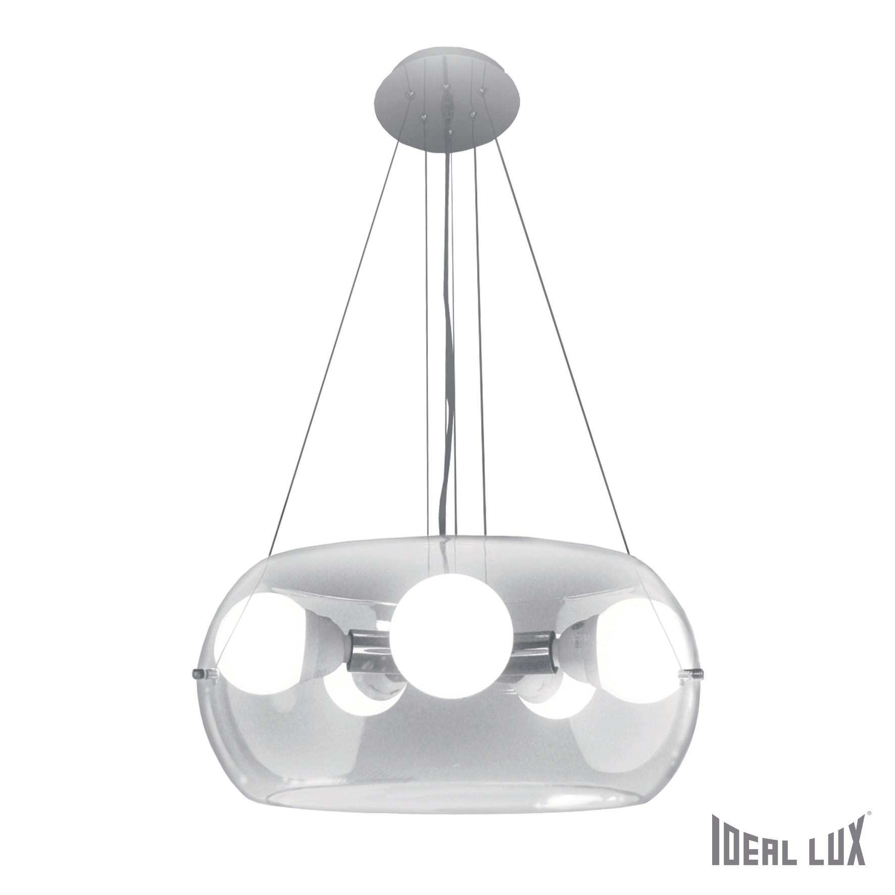 Подвесная люстра Ideal Lux Audi-10 AUDI-10 SP5 TRASPARENTE
