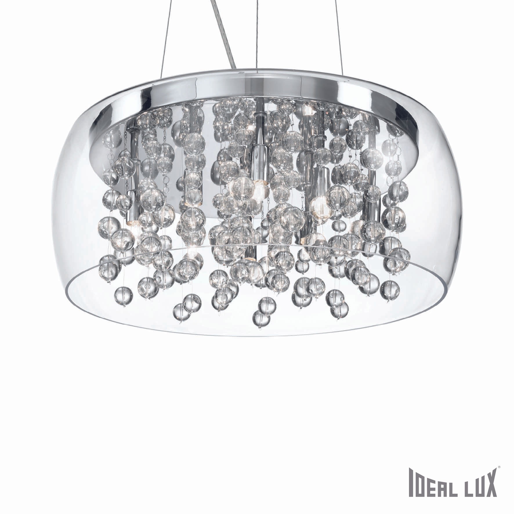 Подвесная люстра Ideal Lux Audi-80 AUDI-80 SP8 TRASPARENTE