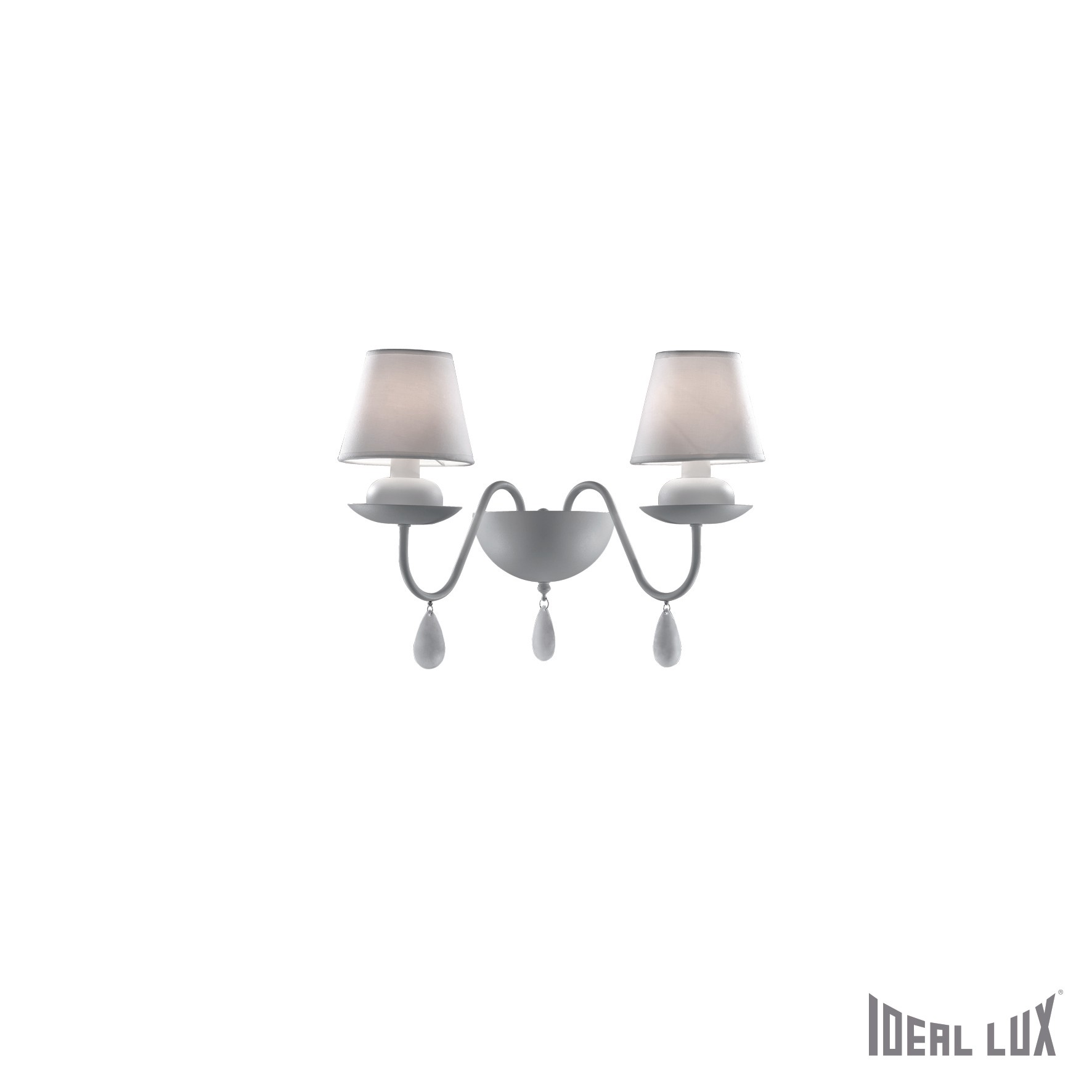 Настенное бра Ideal Lux Blanche BLANCHE AP2 BIANCO