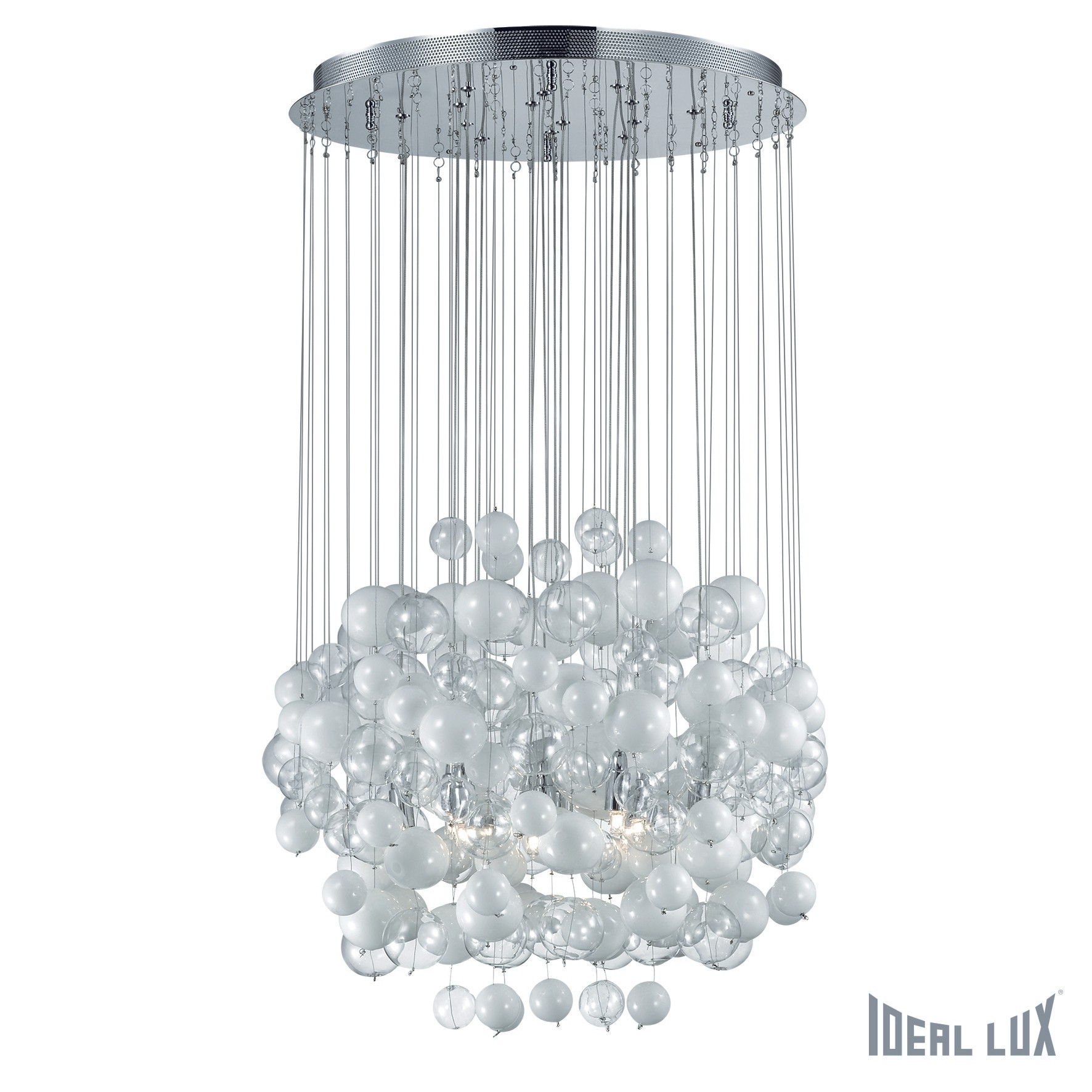 Подвесная люстра Ideal Lux Bollicine BOLLICINE SP14 BIANCO