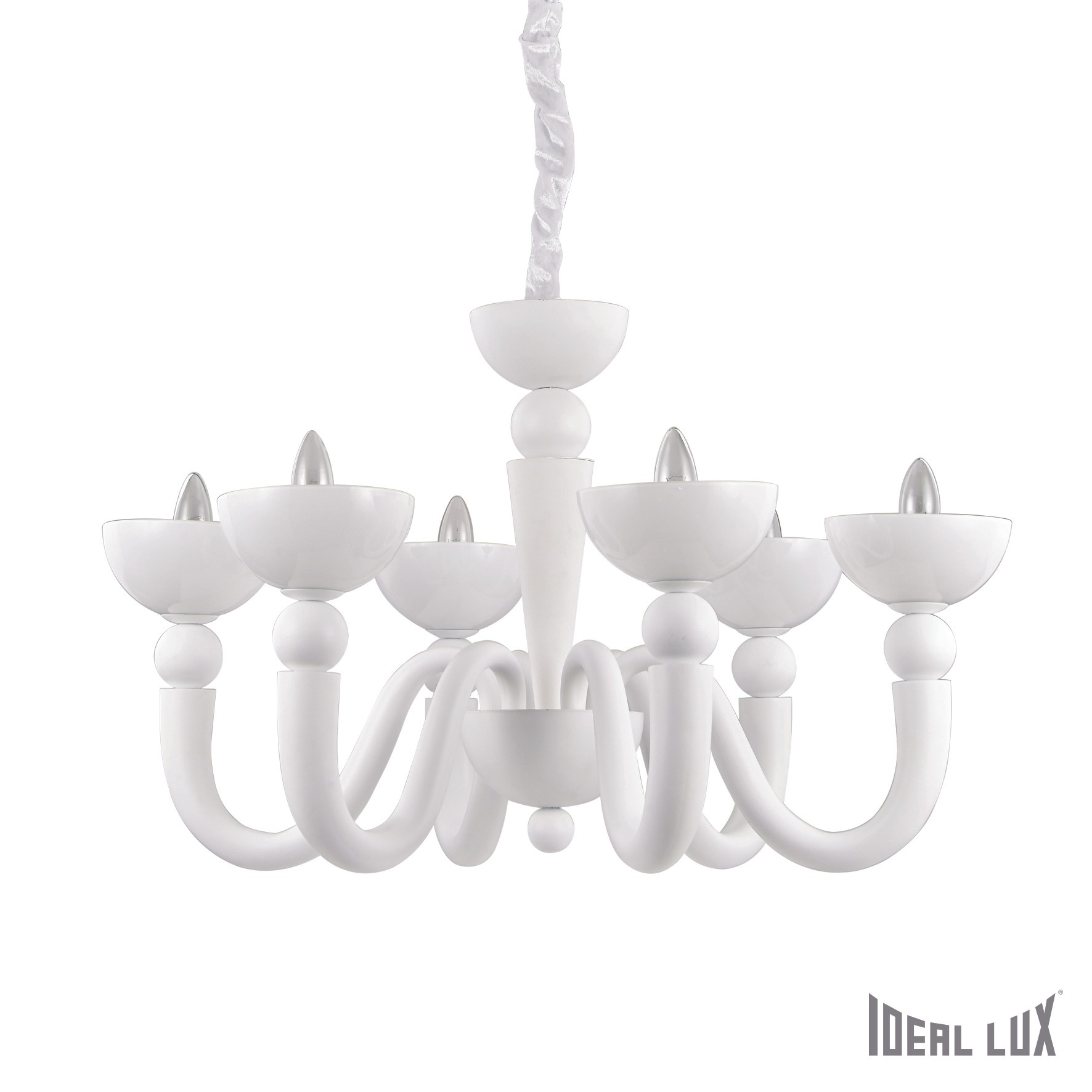 Подвесная люстра Ideal Lux Bon Bon BON BON SP6 BIANCO