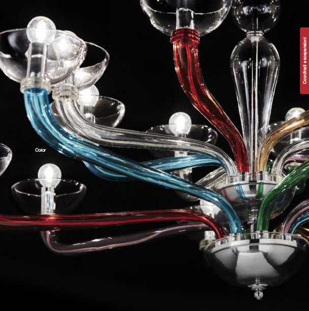 Подвесная люстра Ideal Lux Casanova CASANOVA SP12 COLOR