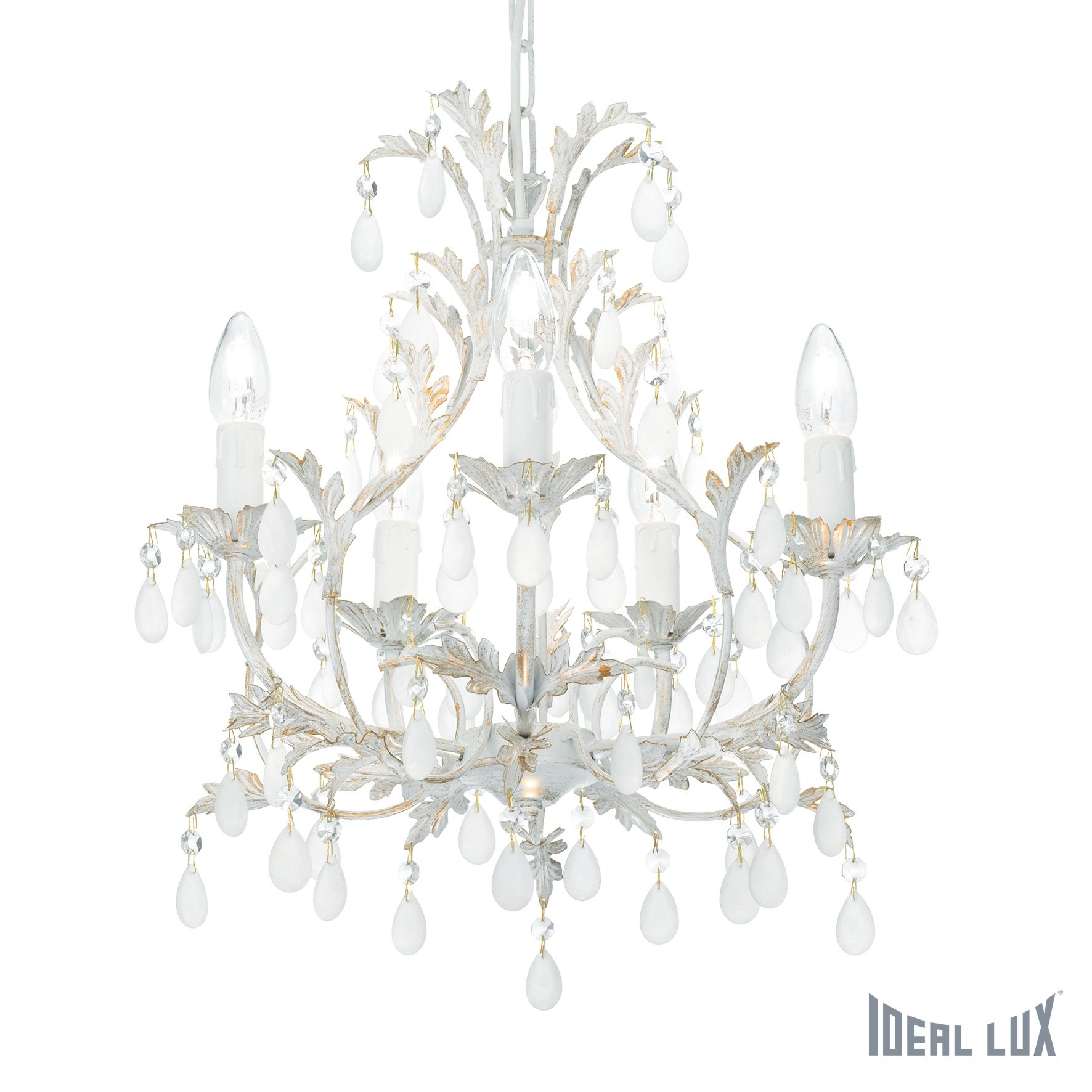 Люстра подвесная с цветочками Cascina CASCINA SP5 Ideal Lux